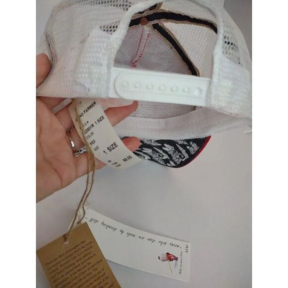 Ciano Farmer Samurai Baseball Hat Snapback Red NWT - Picture 10 of 16